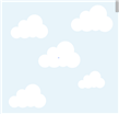 Nubes para decorar 5u